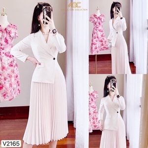 Off-White Wear to Work Dress